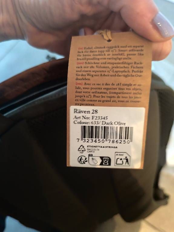 Fjällräven Zaini: Sac à dos école Fjällräven Räven 28 – Usato da Promasens venduto da spro08 3