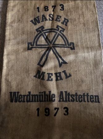 Jutesack 1873 Waser Mehl Werdmühle Altstetten 1973