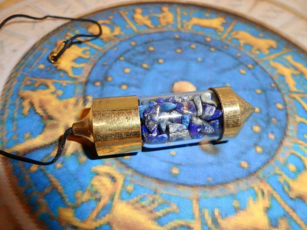 Pietre preziose: Pendel mit Lapislazuli gefüllt – Nuovo (secondo la descrizione) da Biberist venduto da tl-schmuck 2