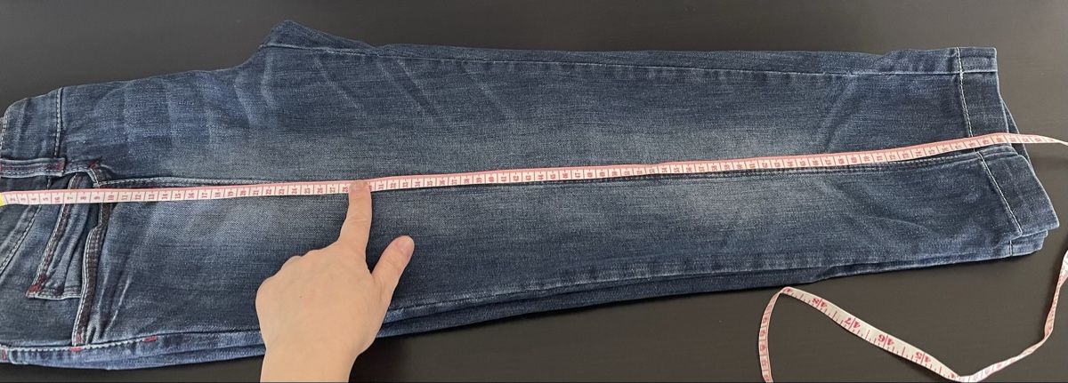 Moschino Jeans: Moschino Jeans, Blue Denim, Red Stitching, Gr 28 – Nuovo (secondo la descrizione) da Oberwil BL venduto da Stellochkas 2