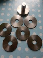 6 Design Untersetzer Metall Glasuntersetzer mit Halter