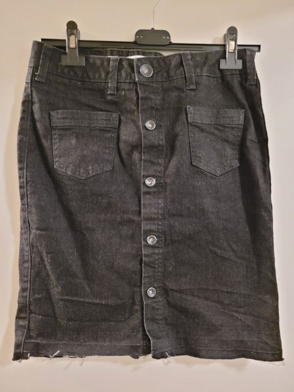 Nile Röcke: Nile jupe, black denim , neu, gr S – Neu und originalverpackt aus Luzern von Ami-be