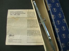 Reduktions Zirkel KERN Nr. 1093, neuwertig!