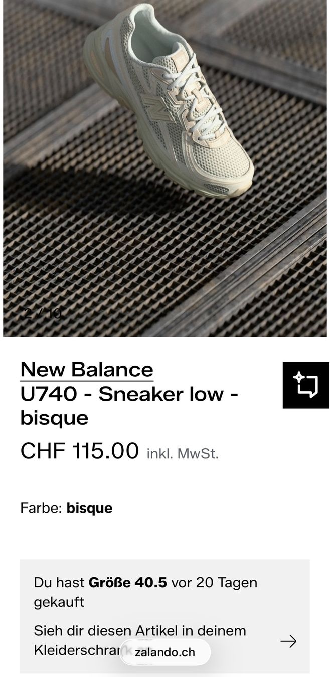 New Balance Chaussures hommes: New Balance 40,5 – Neuf (Voir description) à Zofingen par Tanner_ 1