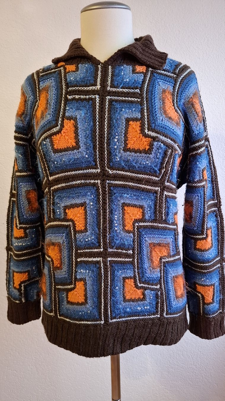 Pulls & Sweat-shirts: Strickpullover in Patchworkoptik  – D'occasion à Winterthur par DanielaB07