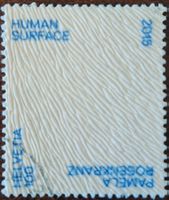 Timbre Human surface Helvetia 2015 oblitéré