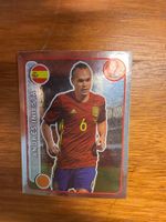 🔥⚽️PANINI UEFA EM-2016 ANDRÉS INIESTA SPANIEN NR.373 ⚽️ 🔥