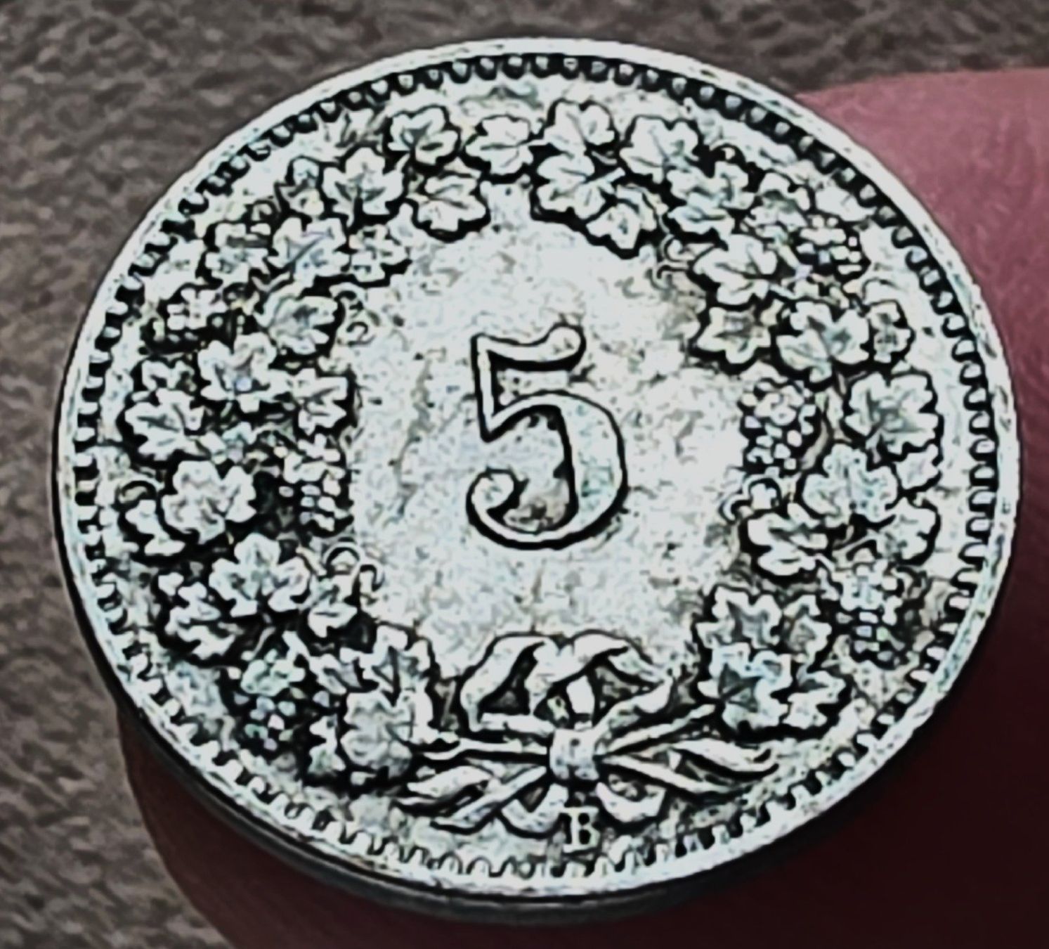 Tutti le monete: SCHWEIZ 5 RAPPEN 1908 – Usato da Winterthur venduto da Creso70 1
