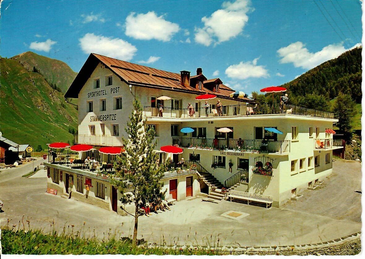 Cartoline postali: Posthotel Stammerspitze Samnaun – Usato da Hochdorf venduto da Ziegel-16