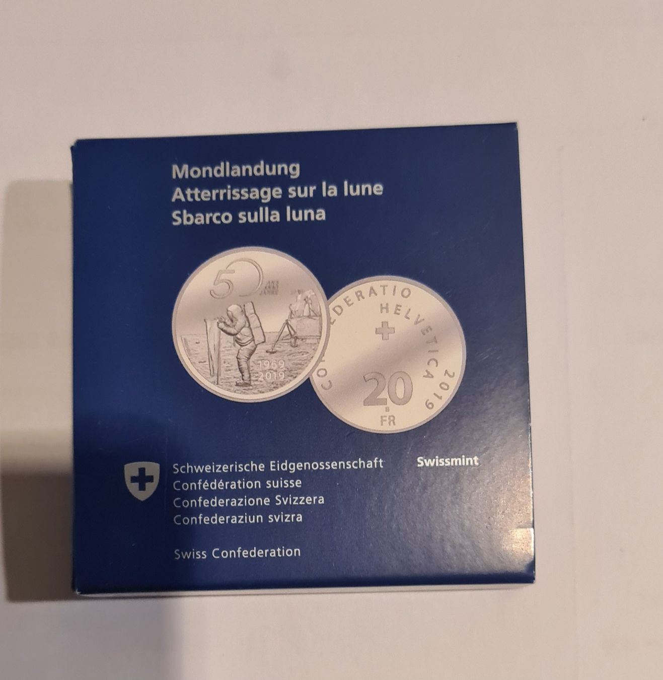 Tutti le monete: Monnaie commémorative Lune – Nuovo e nell'imballaggio originale da Estavayer-Le-Lac venduto da limo-nade