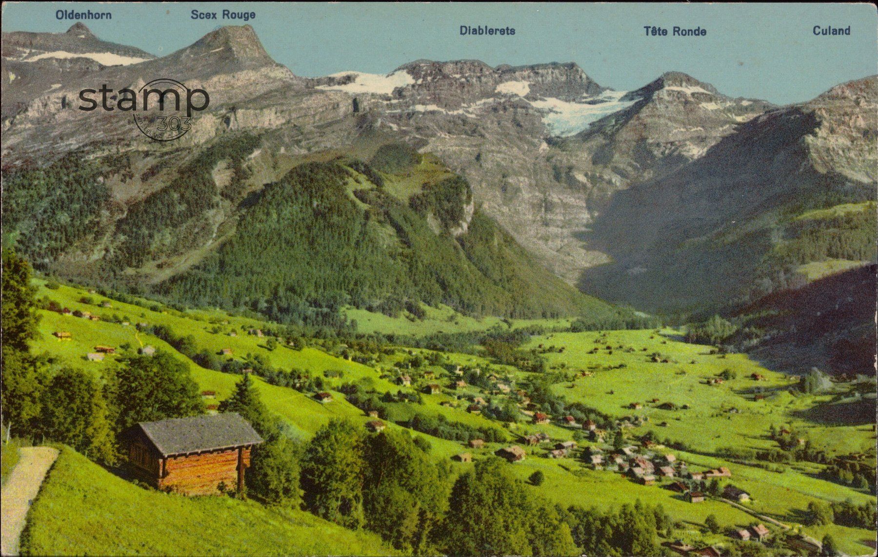 Cartoline postali: AK Les Diablerets_Col du Pillon – Usato da Eggersriet venduto da stamp303