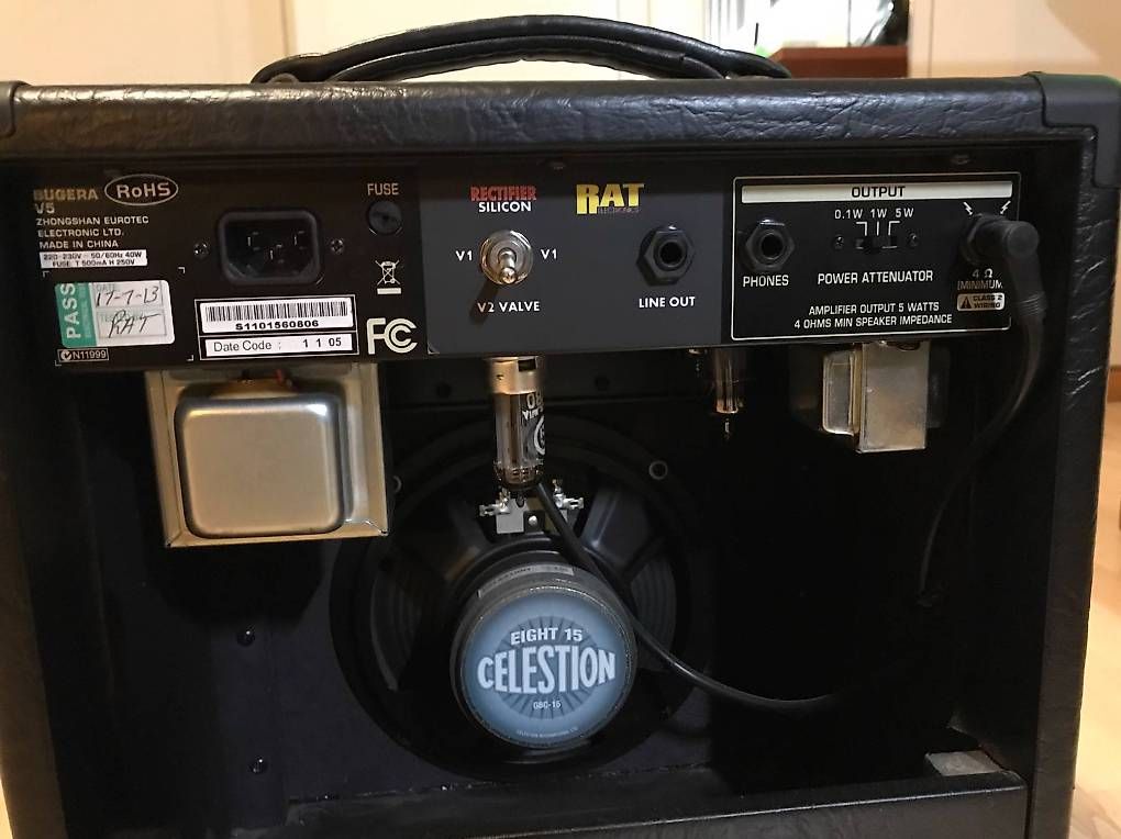 Amplificatori: Ampli guitare à tubes Bugera RAT – Usato da Neuchâtel venduto da angelogiostra 1
