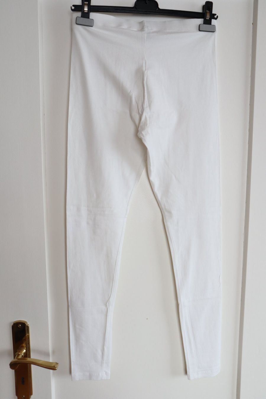 Leggings: Leggins, Gr. S, weiss, Baumwolle – Usato da Wattwil venduto da diamant1 2