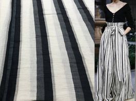 Ital. Designer Leinen Viskose Stoff 1.55x1.45m biancogrigio