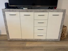 Modernes Sideboard mit viel Stauraum 152 x 90 cm