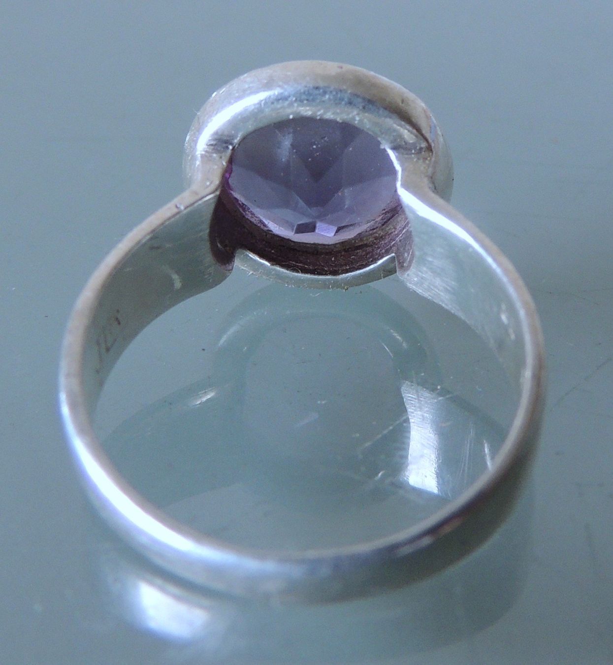 Anelli: Amethyst Silber 925 Fingerring Gr. 54 – Usato da Waldenburg venduto da schaller707 4