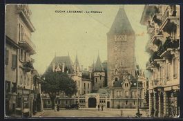 AK Ouchy-Lausanne, Le Chateau, 1909
