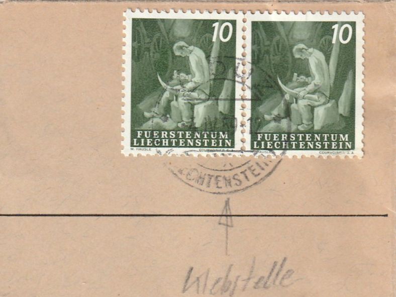 Tous les timbres: FL ZU. Nr. 237 RM auf Brief – D'occasion à Rorschacherberg par fratovi2 1