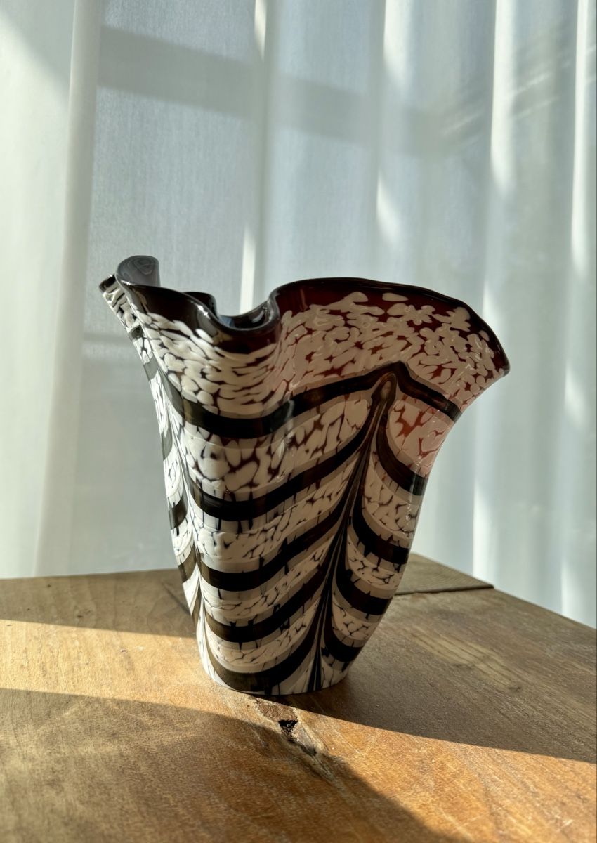 Vasi & Recipienti: Schwarz-weisse Fazzoletti Vase – Nuovo (secondo la descrizione) da Zürich venduto da cle_7zph 2