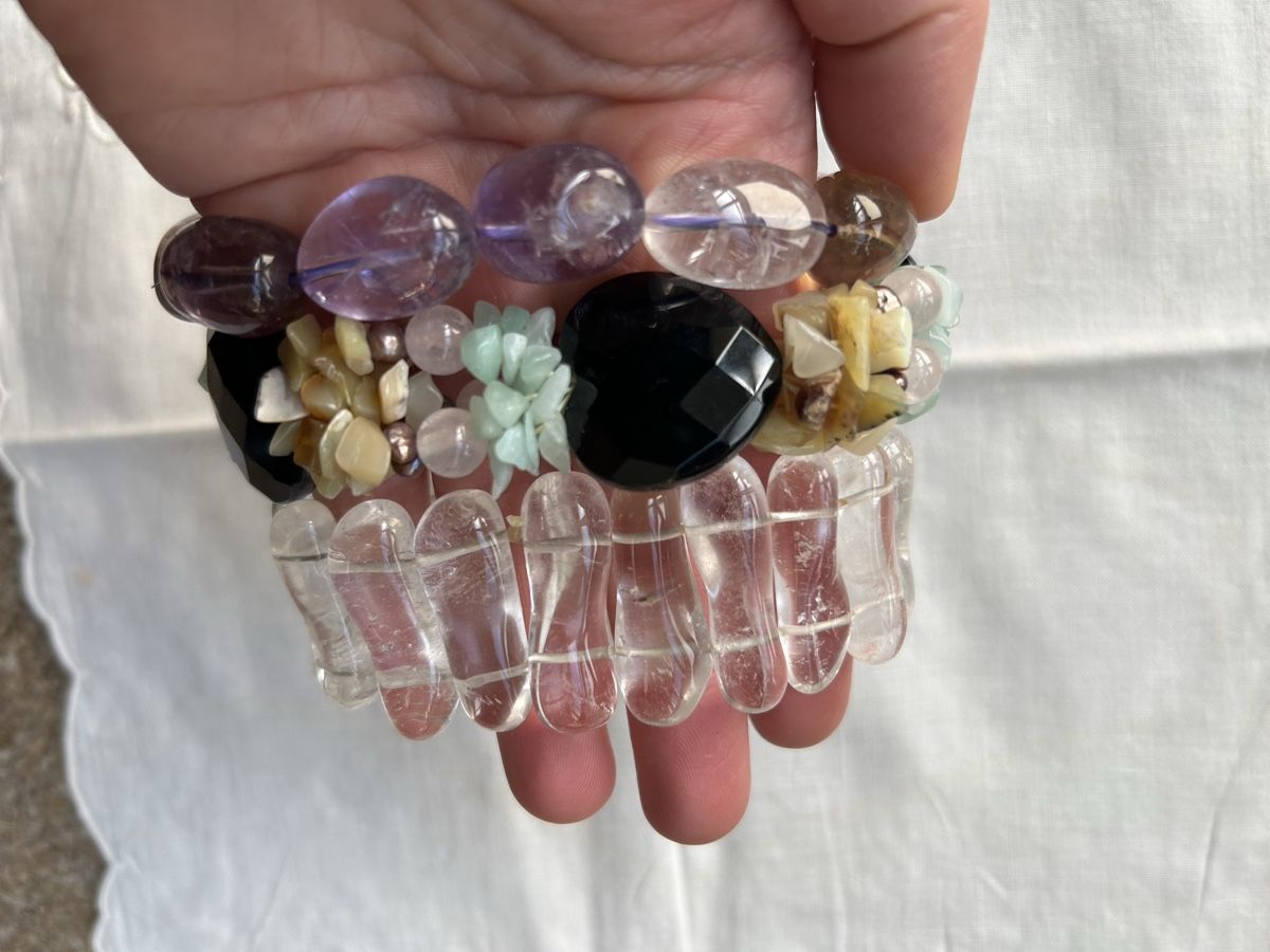 Altri gioielli: Drei Armbänder Edelsteine – Usato da Birsfelden venduto da Exclusivity 2