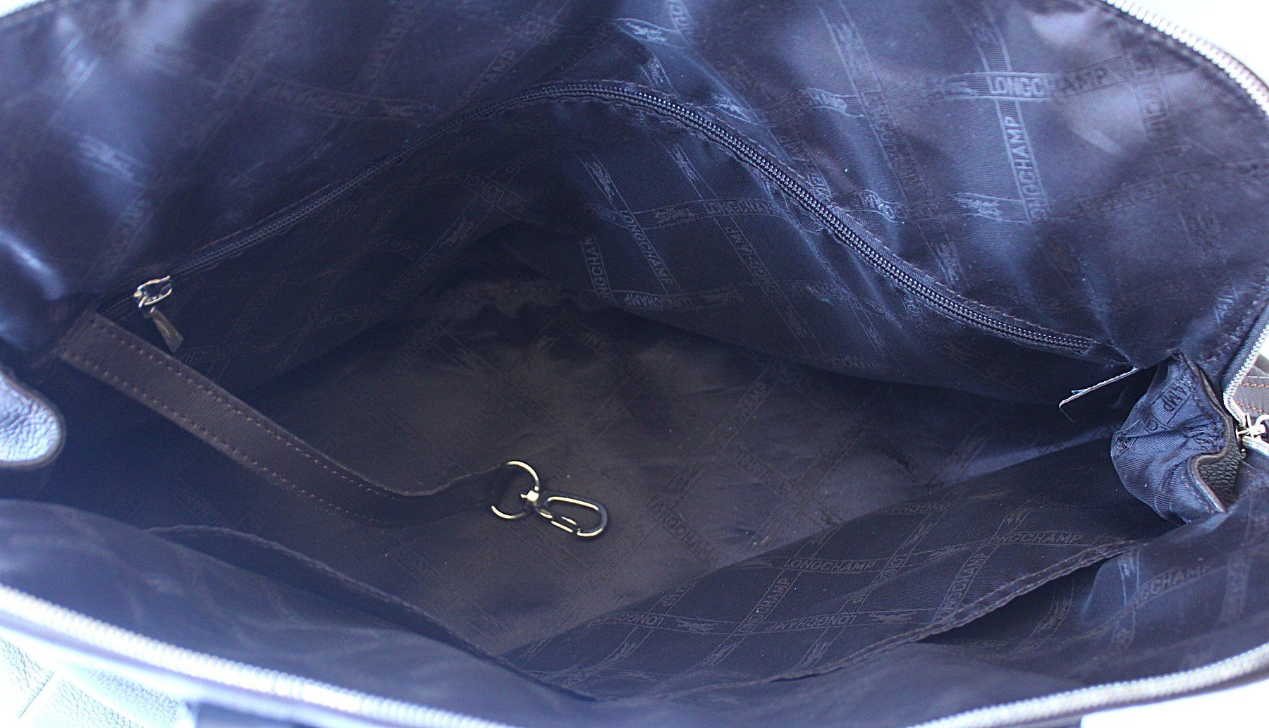 Longchamp Taschen für Damen: Vintage dunkelbraune Longchamp Paris Ledertasche – Gebraucht aus Zürich von Auctionata 6