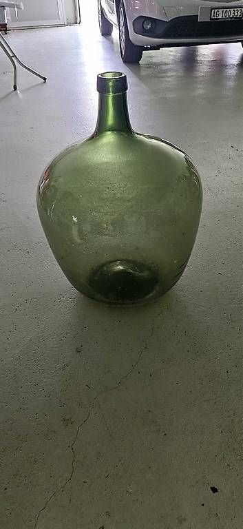 Accessori: Grosse grüne Glasballonflasche – Usato da Teufenthal AG venduto da eXotiq