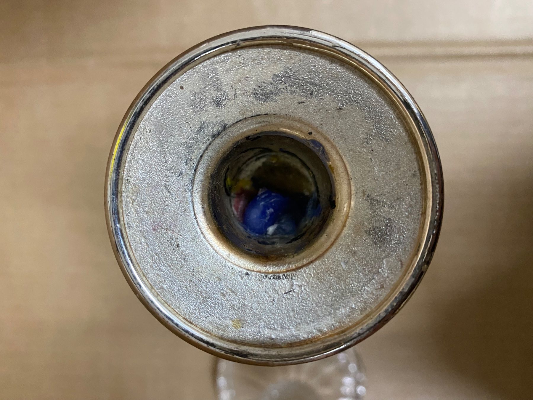 Portacandele: Kerzenhalter mit Glas Sockel – Usato da Eschlikon TG venduto da ArtRec 7