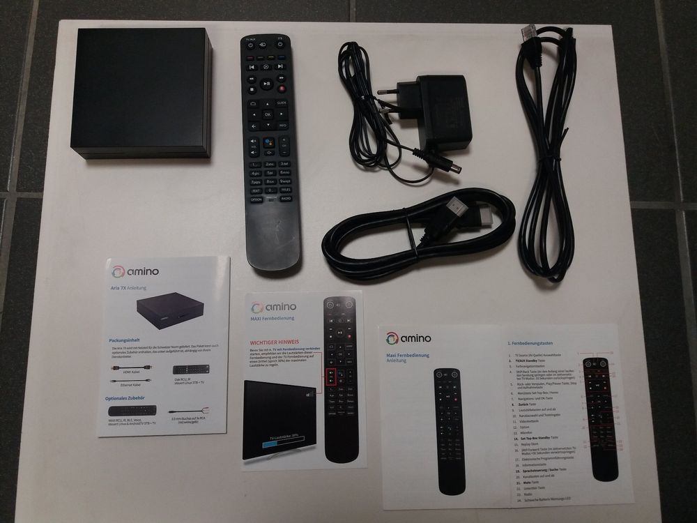 amino Aria 7X TV-Box | Kaufen auf Ricardo