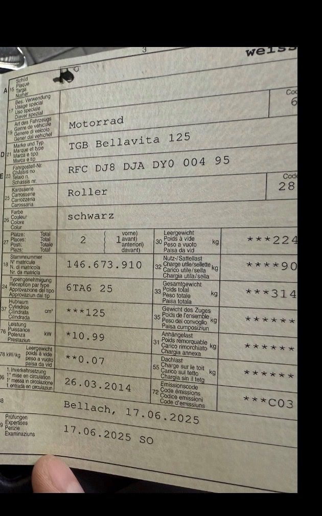 Tgb Altro: TGB Bellavita 125 – Usato da Murgenthal venduto da pnik1995 3