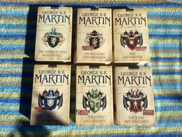 6 x Das Lied von Eis und Feuer George R.R. Martin, Fantasy