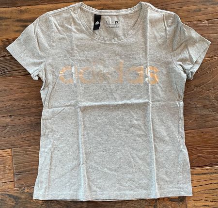Sport-T-Shirt von adidas | Gr. M, grau/silber