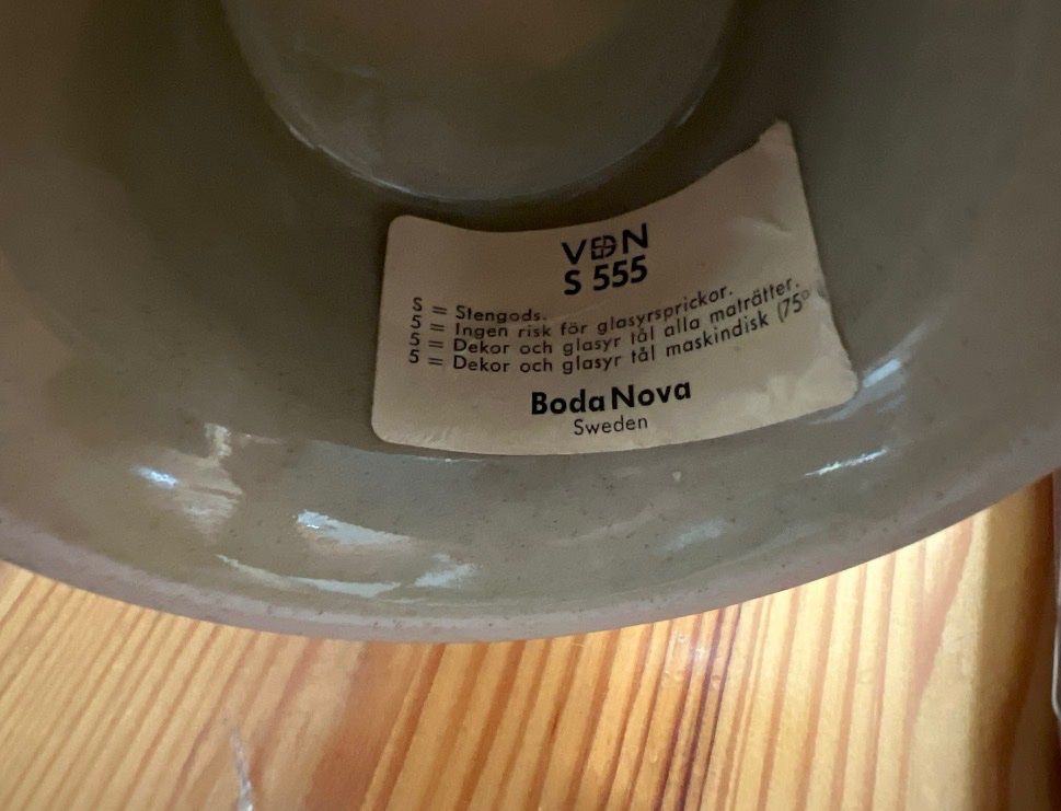 Teller: Boda Nova grosse Teller. Durchmesser 18cm – Gebraucht aus Itingen von Haefi 3