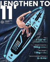 Stand Up Paddle SUP Board Set 335cm aufblasbar Board NEU Top