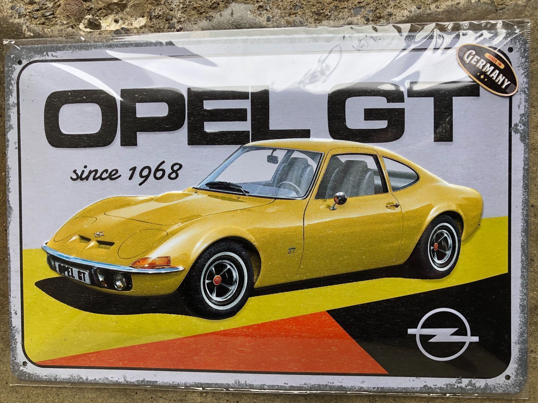 Insegne: Opel gt gm 1968 Oldtimer classic – Nuovo e nell'imballaggio originale da Reinach AG venduto da rares75