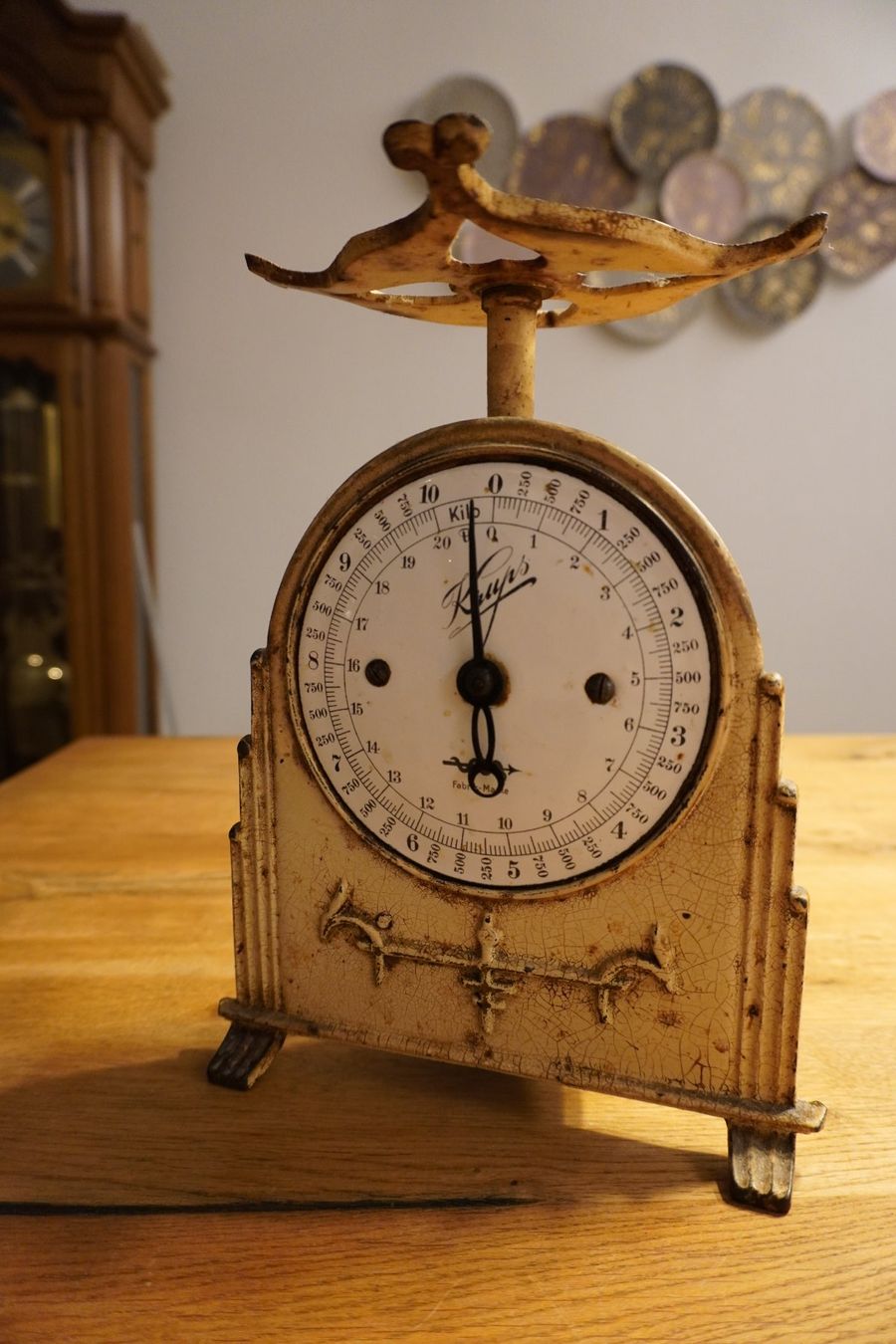 Krups Bilance e pesi: Antike Küchenwaage KRUPS Emaille ca. 1920 – Usato da Birr venduto da DisDas 2
