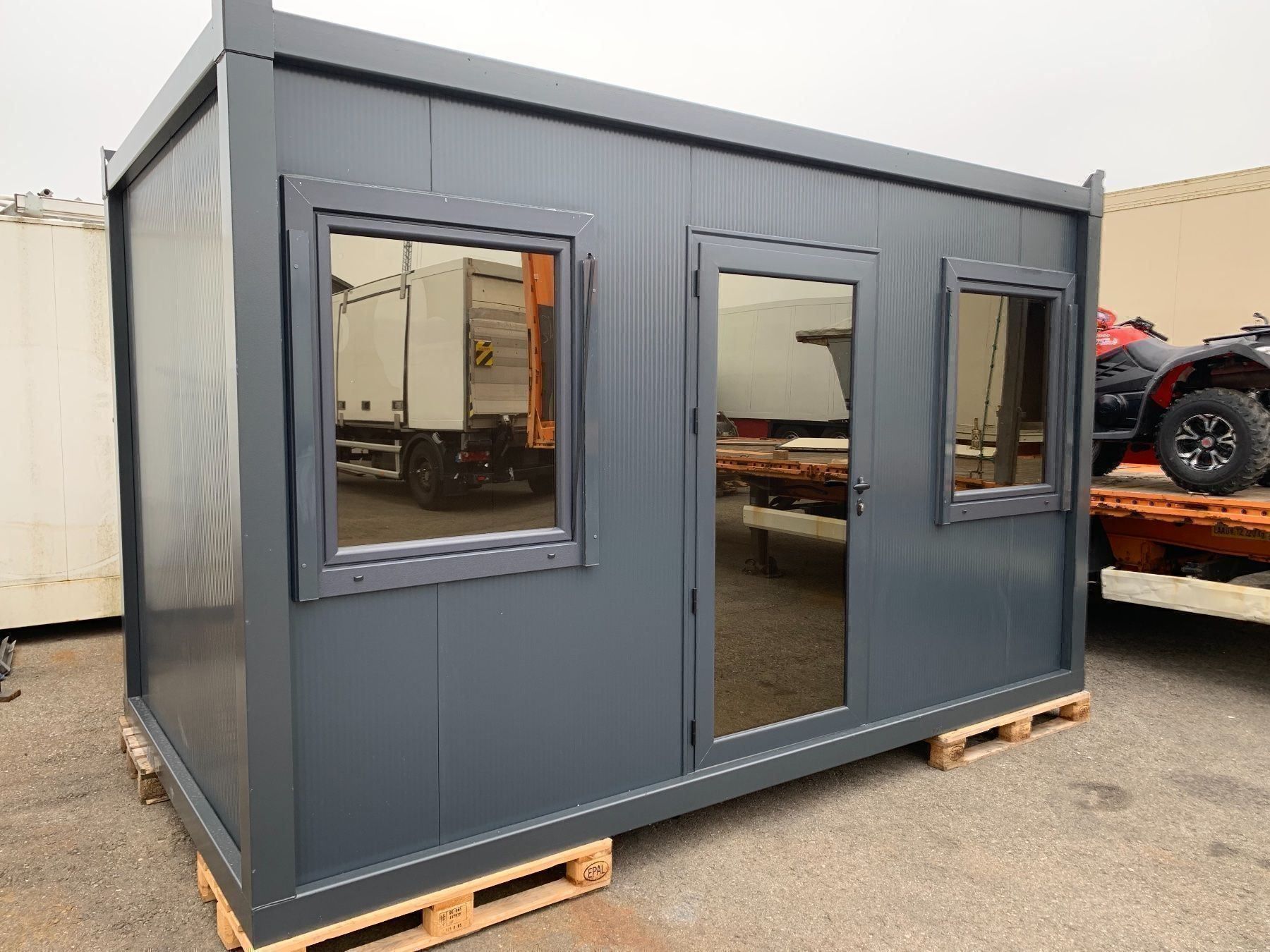 Contenitori edile: Bürocontainer/Baucontainer/ Hofladen 4.20 m/ – Nuovo (secondo la descrizione) da Oftringen venduto da Britta 1