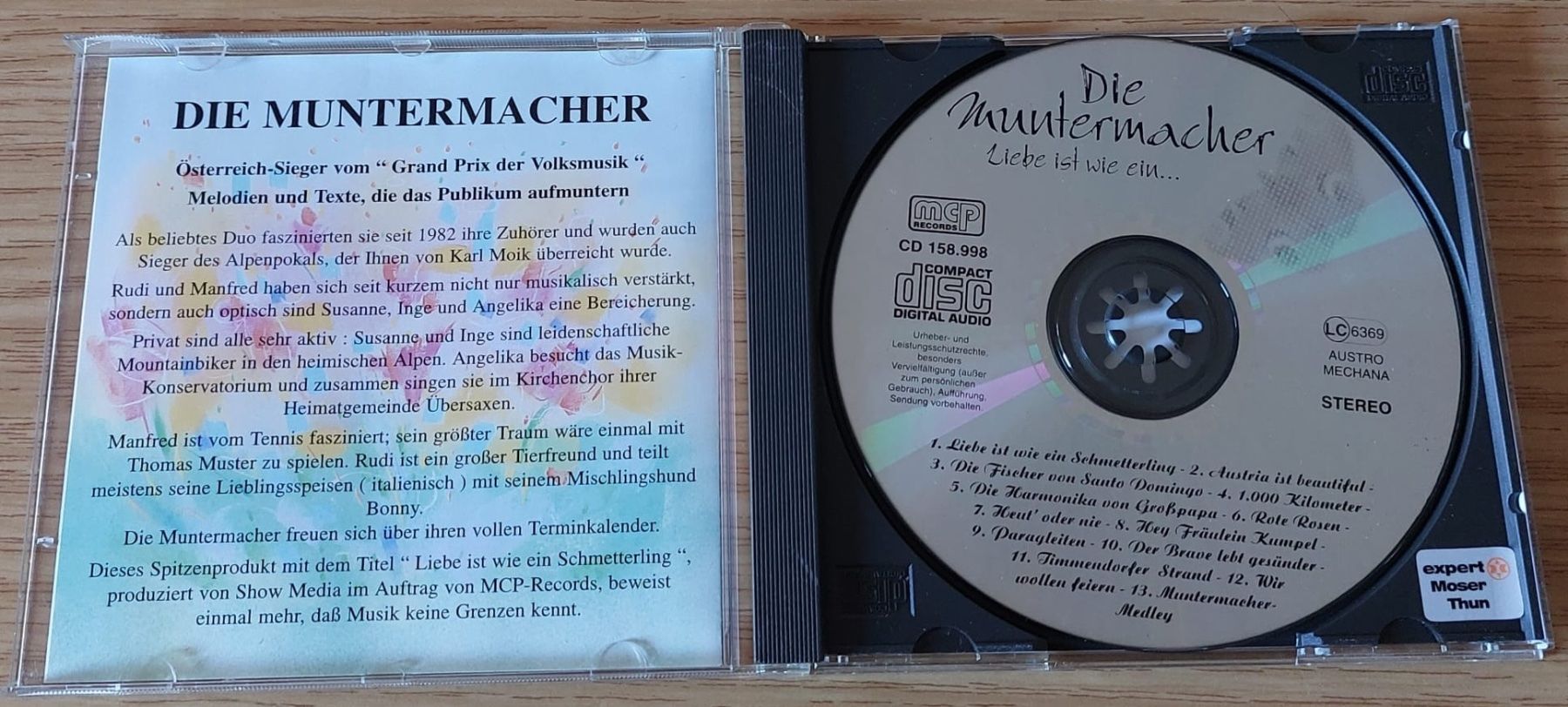 CDs: CD - Die Muntermacher. Liebe ist wie ein ... – Gebraucht aus Urtenen-Schönbühl von Kahru 2