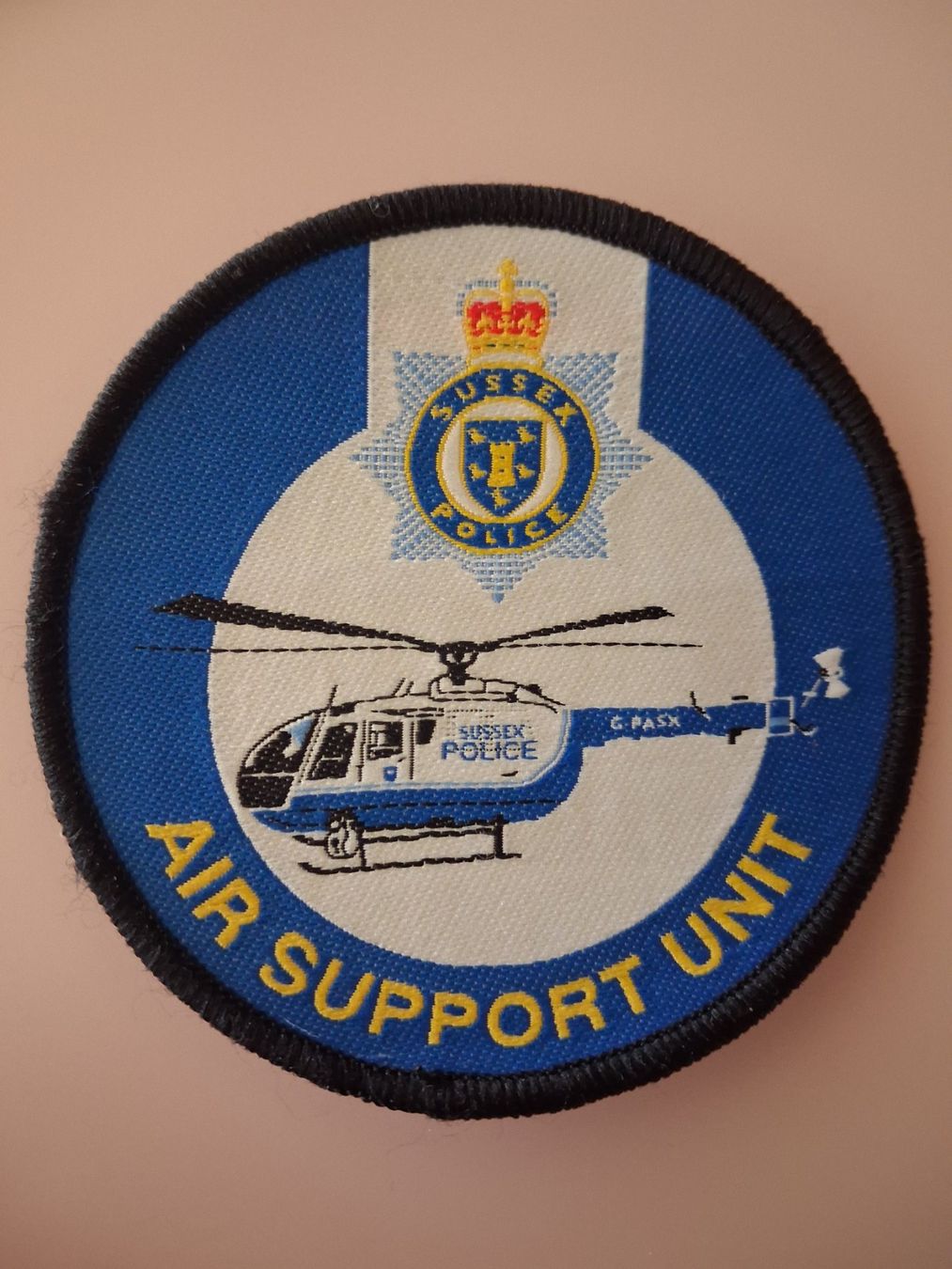 Plaketten & Abzeichen: Air Support Unit Helikopter Patch, Selten! – Neu und originalverpackt aus Derendingen von Nellino01