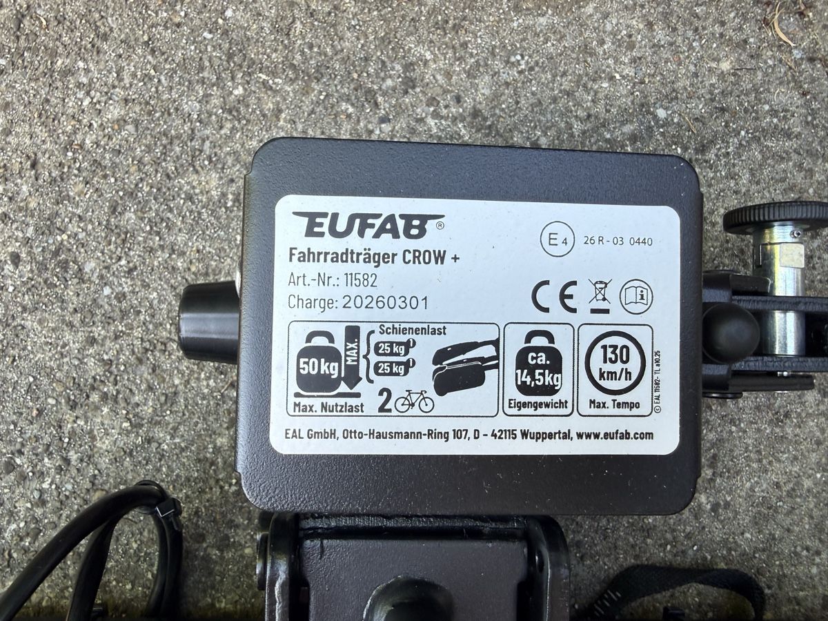 Eufab Portapacchi: Eufab Crow Plus inkl. Erweiterung und Wandhalterung – Usato da Köniz venduto da Andrea_BE 1