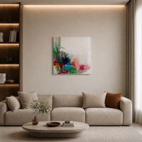 Pfister Abstrakte Kunst auf Leinwand, Wandbild Malerei 229