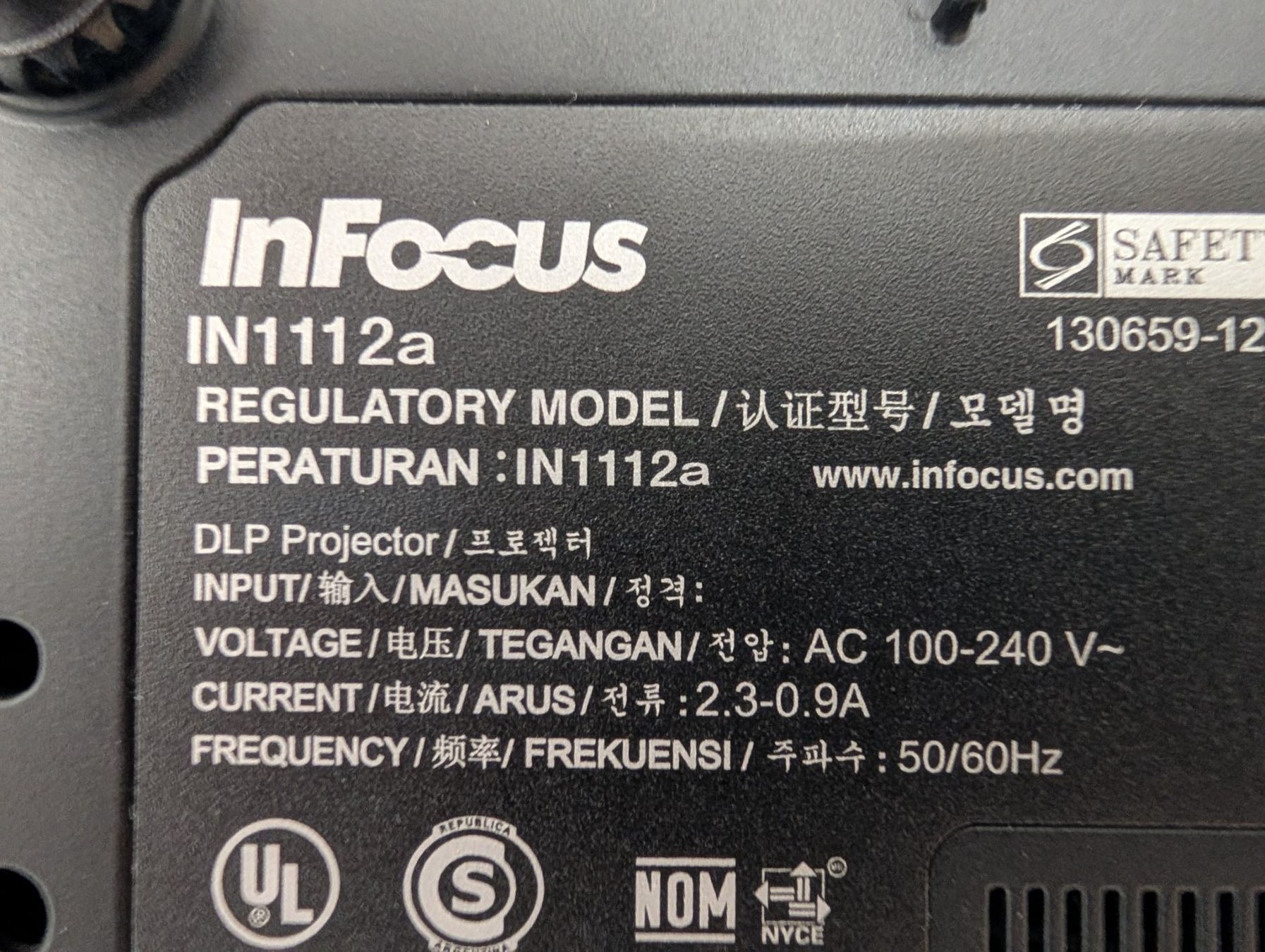 Infocus Vidéoprojecteurs: Beamer InFocus In1112a – D'occasion à Rheineck par Sullivan2 1