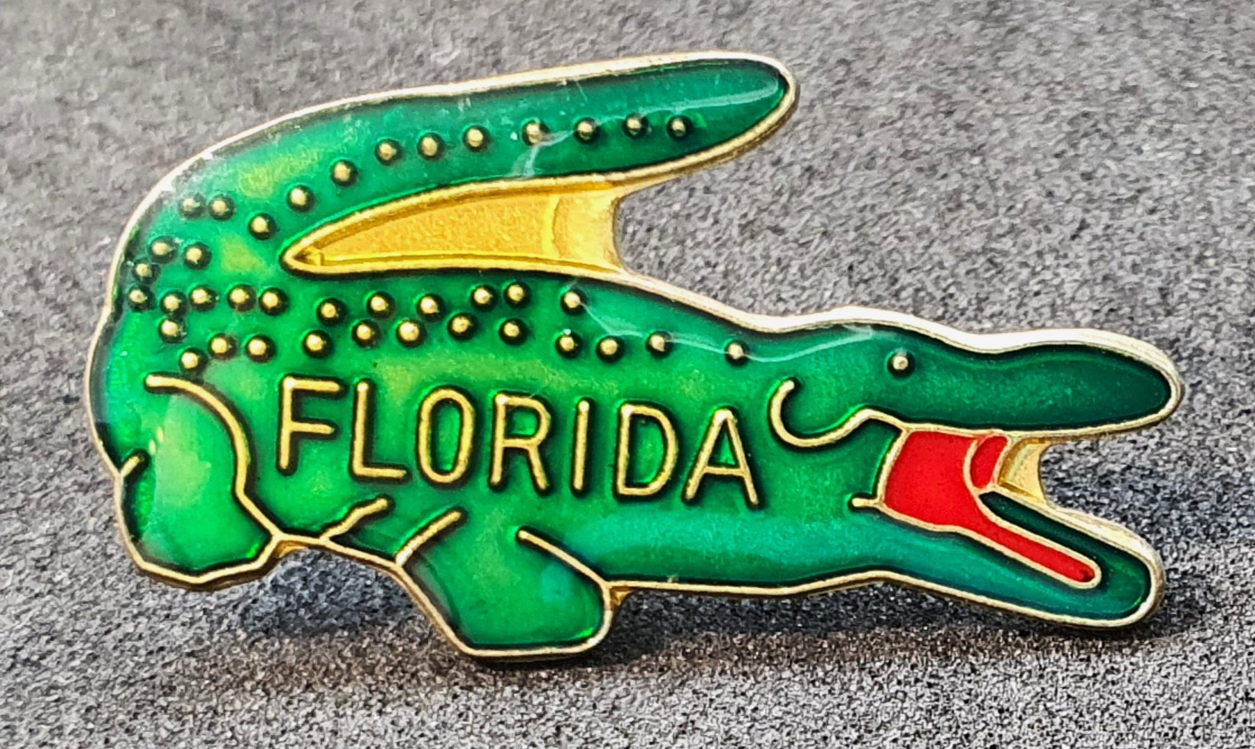 Plaketten & Abzeichen: U169 - Pin Krokodil Florida – Gebraucht aus Reinach BL von Boston-Verkauf 1
