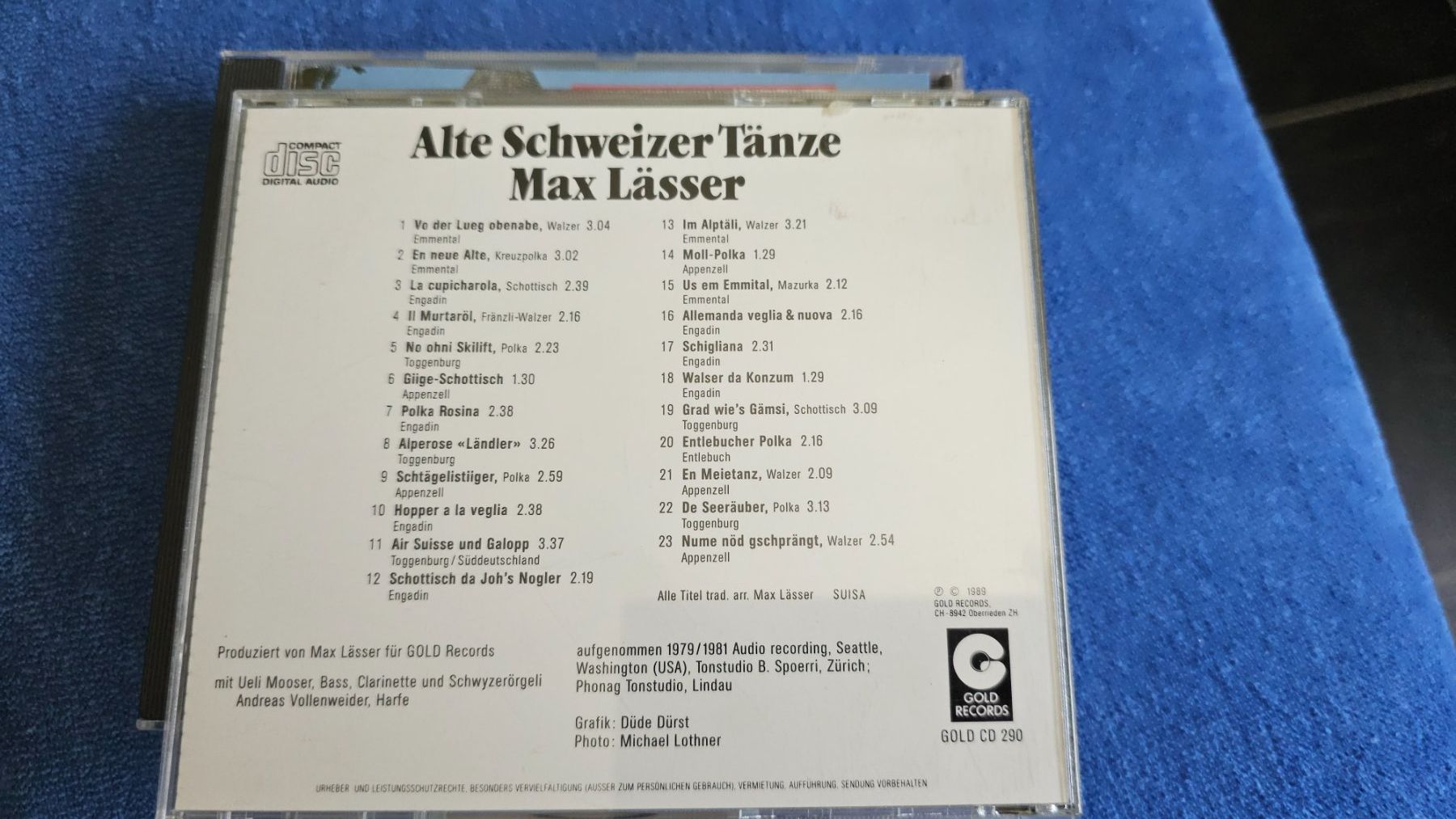 CDs: Max Lässer-alte Schweizer Tänze/DJ/HITS – Gebraucht aus Bremgarten AG von musiccollector 1
