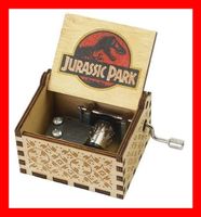 Jurassic Park Mini Drehorgel Holzorgel Dinosaurier DVD 1 2 3