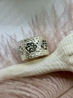 Ring pfote  echtes silber