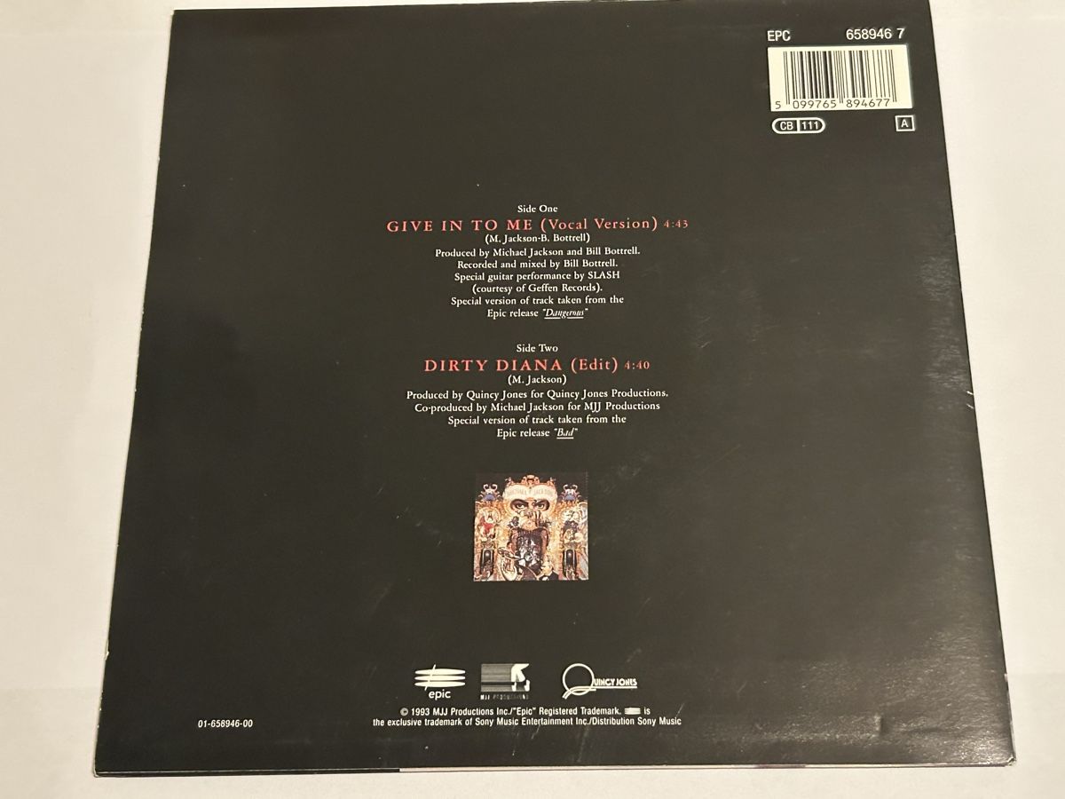 Dischi in vinile: Michael Jackson & Slash. Give In To Me – Usato da Faulensee venduto da Mizuno06 2