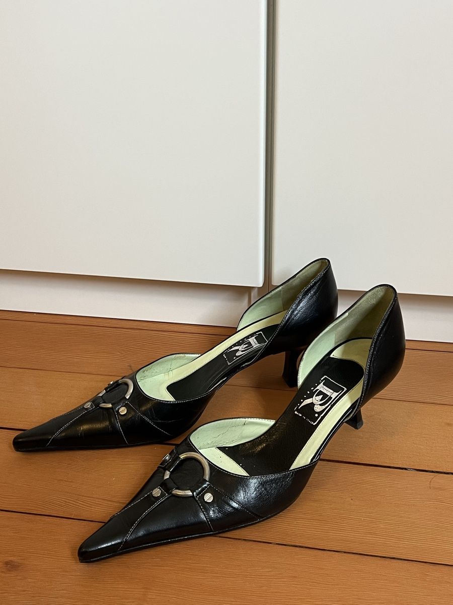Scarpe da donna: Vintage Black Kitten Heels – Usato da Zürich venduto da san_t2jq 2
