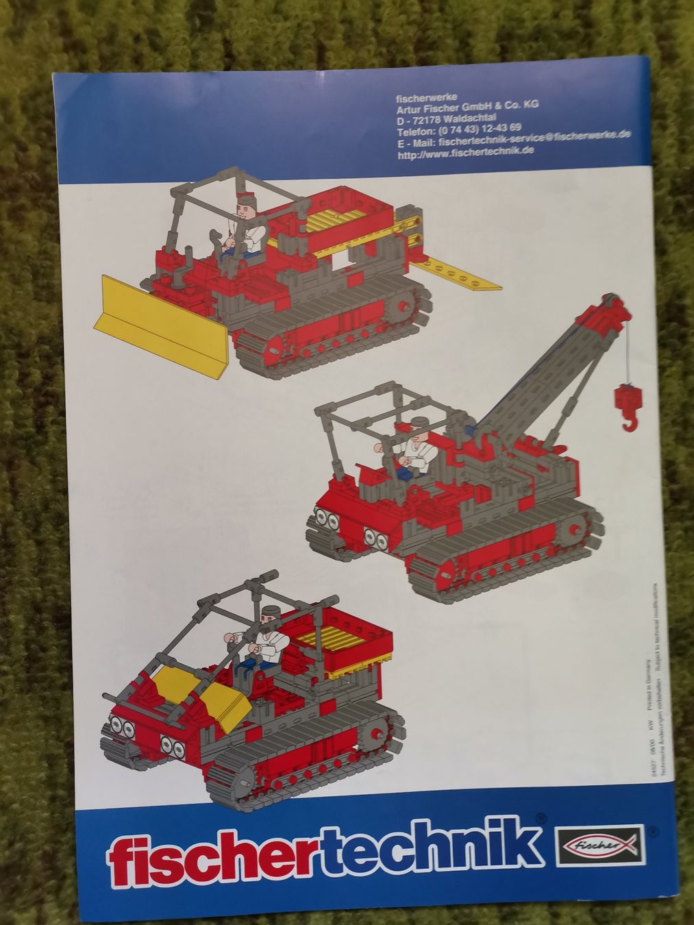 Fischer Kit di costruzioni: Fischertechnik Power Bulldozer – Usato da Oftringen venduto da Esthiboy 2