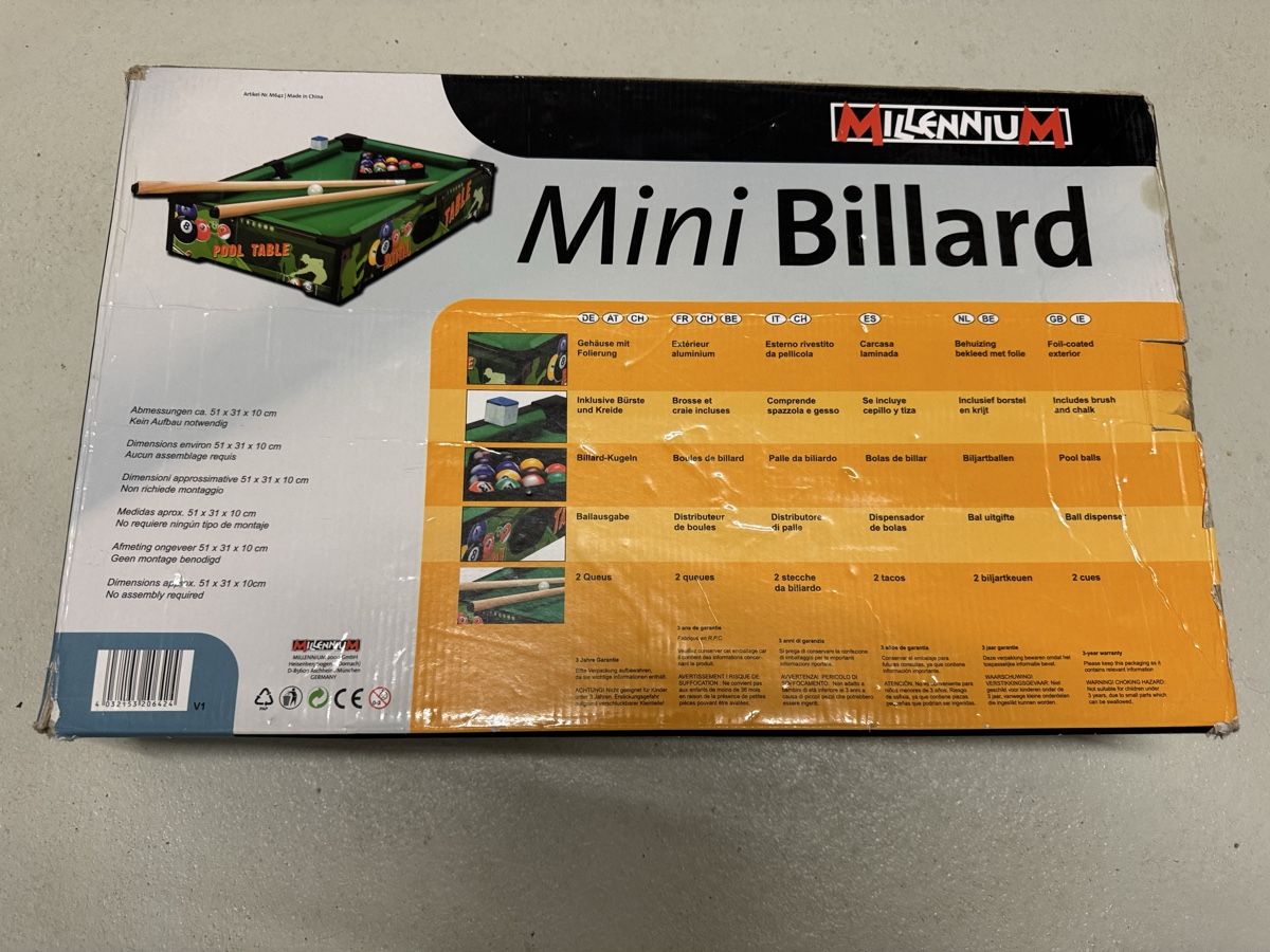 Tavoli da biliardo: Mini-Billiard-Tisch – Usato da Bülach venduto da Marc8180 1