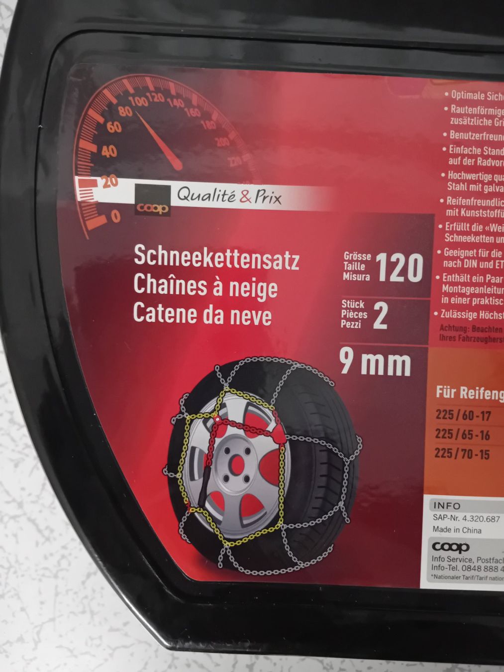 Schneeketten: Schneekette 9mm – Neu und originalverpackt aus Bätterkinden von 1judith 4